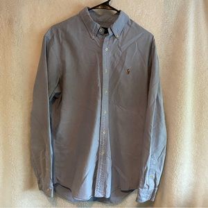 Ralph Lauren Men’s Large Denim Button Down Long Sleeve Shirt